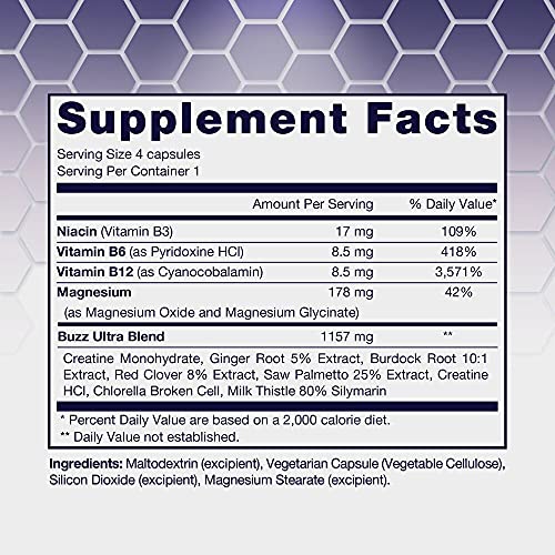 Stinger Detox Buzz 5X Extra Strength Capsules - Deep System Cleanser - Image 4