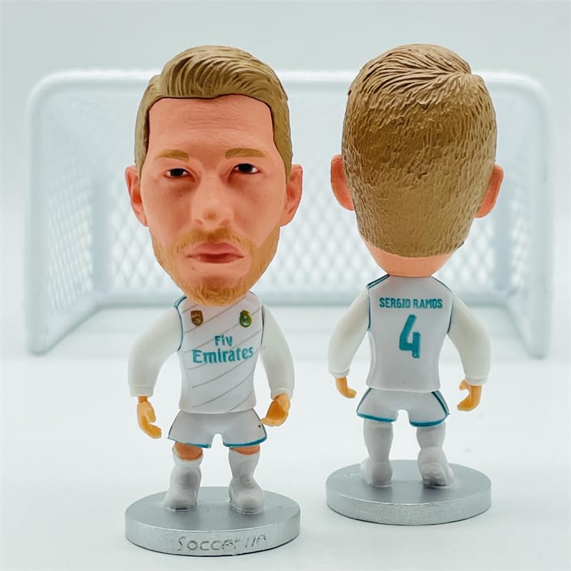 soccerwe Estatuina Sergio Ramos Real Madrid Fútbol Action Figure Altura 7 cm...