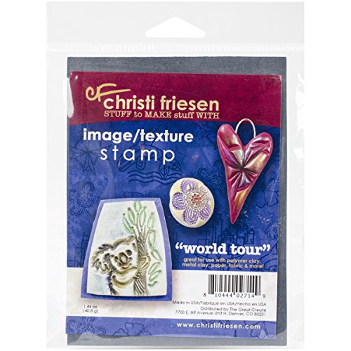 Great Create The Christi Friesen Texture World Tour 1 Stamp, 4.25 x 5.5