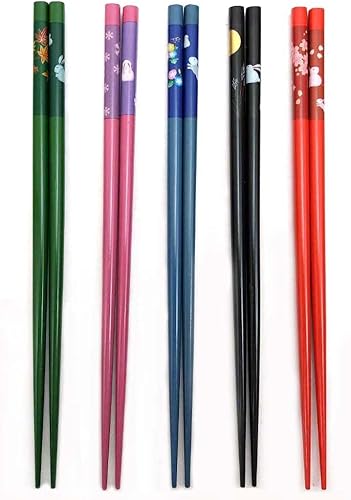 JapanBargain 3644, palillos de bambú reutilizables japoneses chinos coreanos, palillos de madera, palillos para el cabello, 5 pares de regalo, aptos disponible en Yaxa Peru