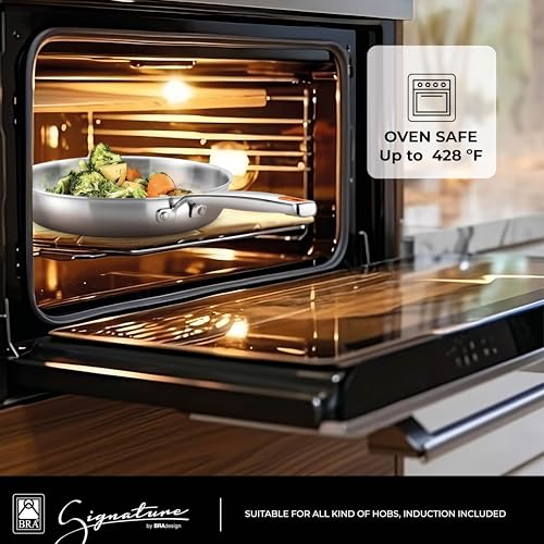 Imagen de BRA Efficient Sartén Efficient Inox Triply 28 cm