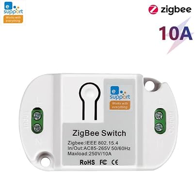 ZigBee 3.0 Switch ZigBee 3.0 Switch DIN Rail Module Wireless Remote Control Voice App Automation, Home Relay Module