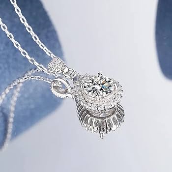 Moissanite Water Pendant for 925 Sterling Silver Women