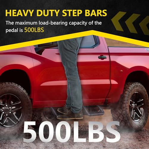 Estribos universales para camioneta en aluminio 4 piezas miniatura 6