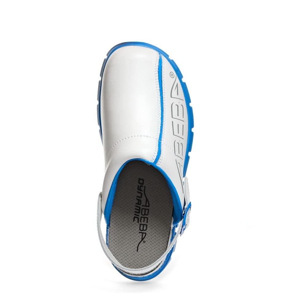 Abeba 7312-47 Dynamic Chaussures sabot Taille 47 Blanc/Bleu