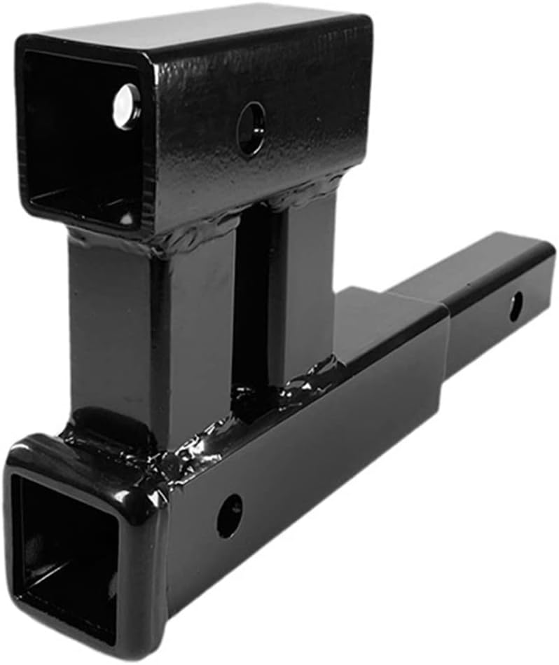 Trailer Hitch 2 Inch Dual Truck Trailer Hitch Receiver Rise Drop Adapter Extender