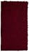 Lavish Home High Pile Shag Rug Carpet, 21 x 36, Burgundy