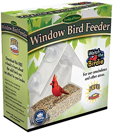 BEST PRICE Bird Feeder - Weather Protected & Squirrel Proof, Strong Window Mounted Suction Cups, Supports Multiple Species Of Birds, Sit Back And Watch The Best Wildlife All From The Comfort Of Your Own Home