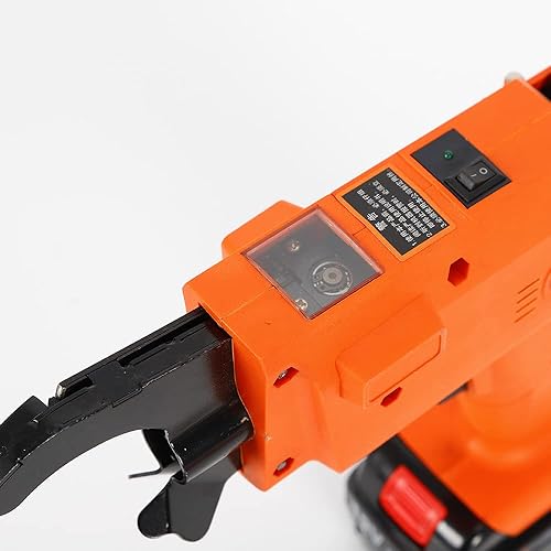 Miniatura 7 de Máquina de atado de mano con nivel de barras de refuerzo, pistola de amarre de barra de refuerzo naranja para encuadernación de barras de acero,