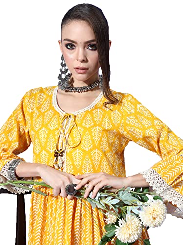 Image of ishin Women's Cotton Embroidered A-Line Mini Dress ..