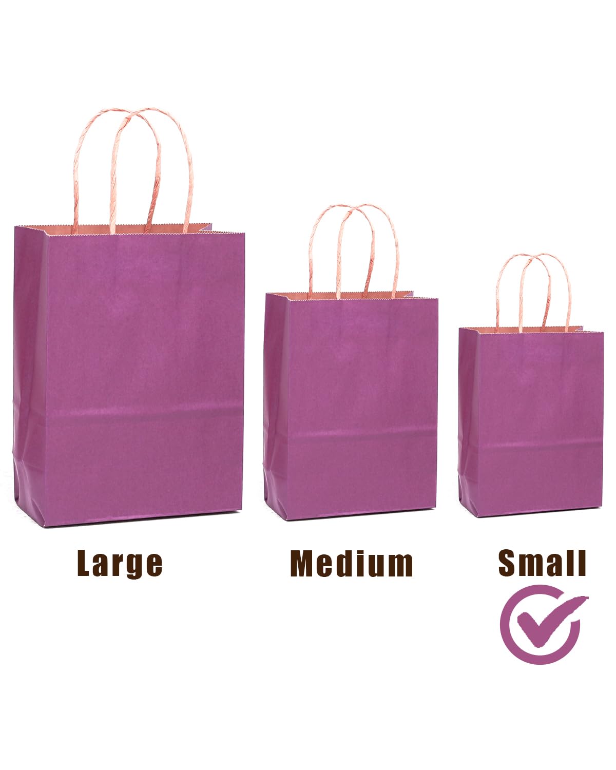 Gcardist 32 stuks mini papieren gunstenzakjes met hengsels 15,2 cm x 11,4 cm x 6,4 cm, 16 regenboogkleuren, kleine geschenk- en feestzakjes (12x6x15 cm, mini formaat