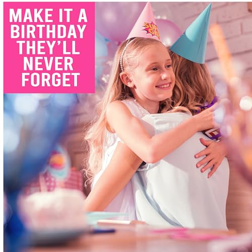 Invitación de fiesta infantil de patinaje sobre ruedas neón Hadley Designs premium mate 4