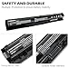 800049-001 KI04 Laptop Battery for HP Pavilion 17-G 15-AB 14-AB Series 17-g121wm 17-g122ds 17-g119dx 17-g113dx 17-g102tx 17-g103dx 15-an050nr 15-ab038tx 15-ab157nr 15-ab292nr 14-ab006tu[2600mAh 14.8V]