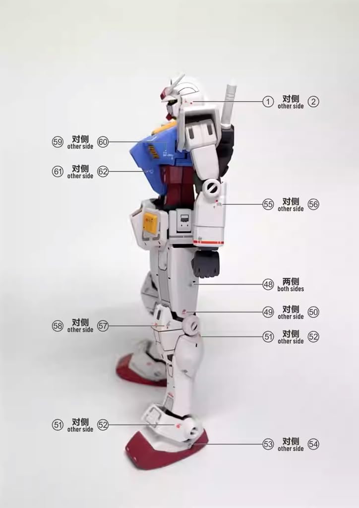 Amazon | ［HG 1：144］ RX-78-2ガンダム［BEYOND GLOBAL用 水転写式