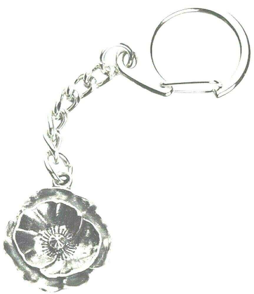 Poppy Keyring WW1 Anniversary Remembrance Day Souvenir Gift Bag Charm Keychain
