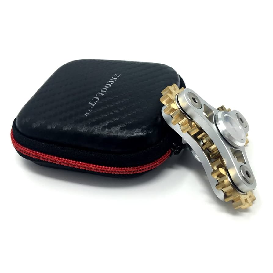 Amazon.com: FXCOOLCT Hand Spinner 4 Gear Linkage Fidget