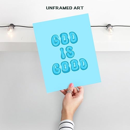 Miniatura 2 de God is Good - Decoración espiritual para el hogar, decoración religiosa de estilo retro de los años 70, decoración cristiana, regalos cristianos