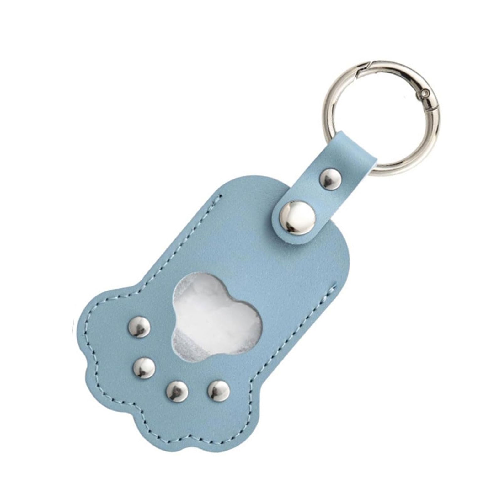 LUCKGONI Pet Hair Keepsakes Keychains Leather Memorials Lockets for Storing Dogs Cats Furs, Lovely Pet Loss,