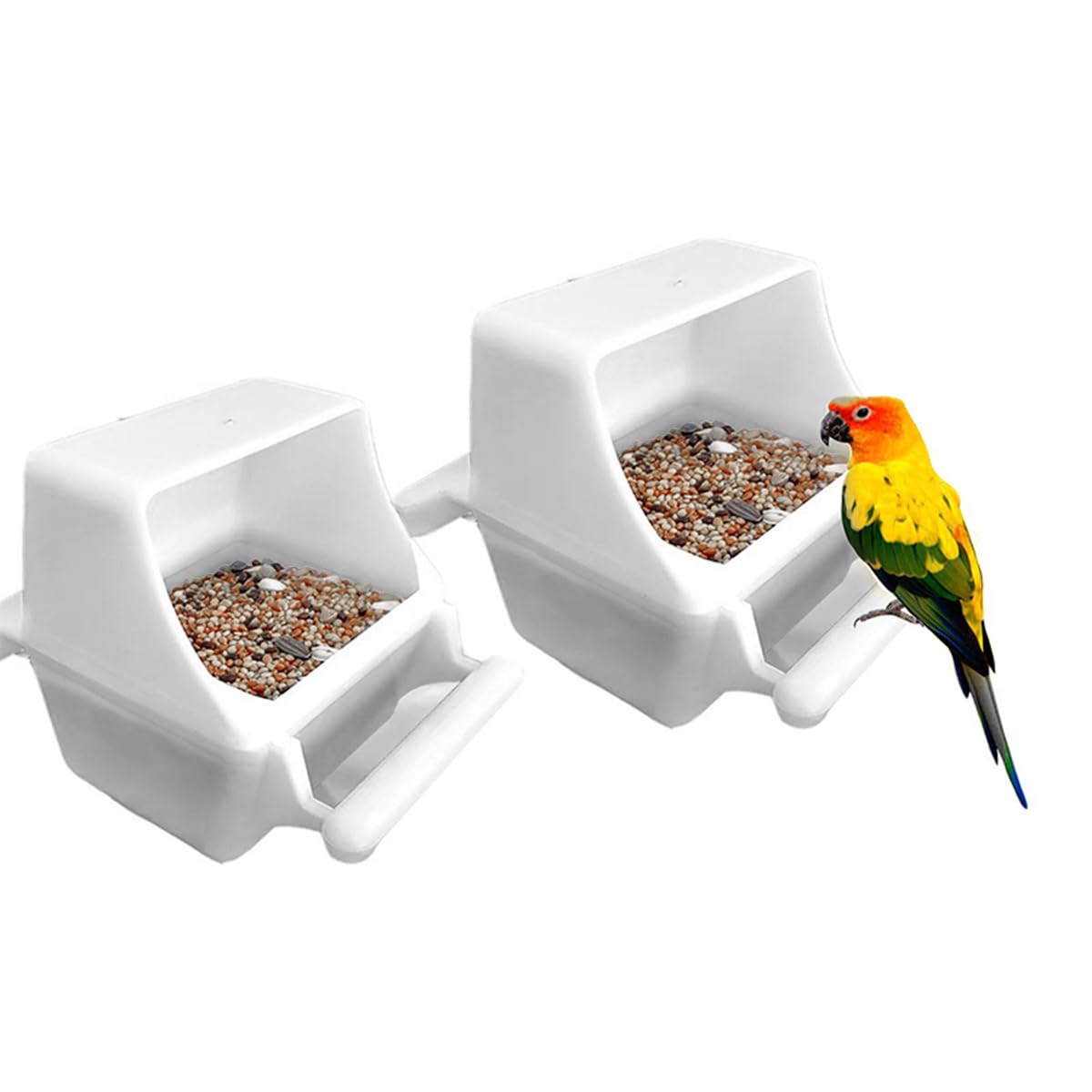 2PCS Bird Food Feeder