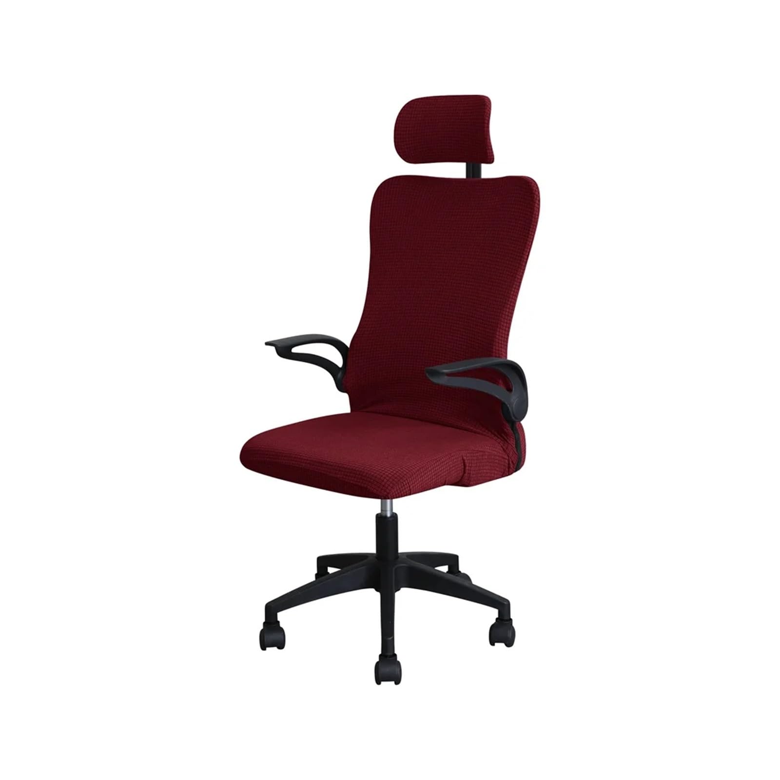 ZHOUXYFDC Gaming Chair Cover Water repellent Game Chair Cover with Headrest Cover for Office Internet Cafe Computer Armrest Gaming Chair Covers(Burgundy)