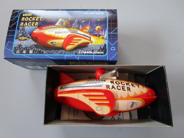 Amazon.co.jp: 増田屋 マスダヤ 復刻版 車 ブリキ ロケットレーサー
