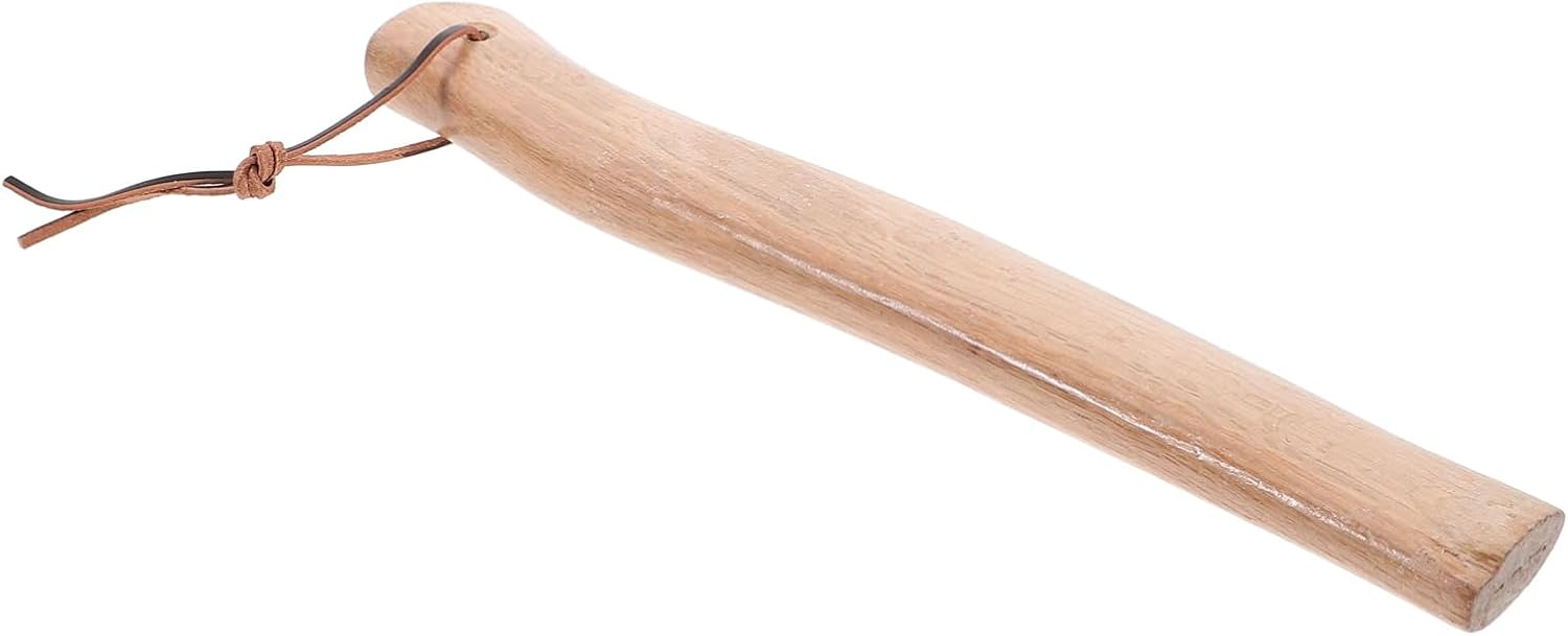 VALICLUD Replacement Wooden Axe Handle for Camp Hatchet Ergonomic Design Hardwood for Camping and Gardening Handle for Outdoor Use