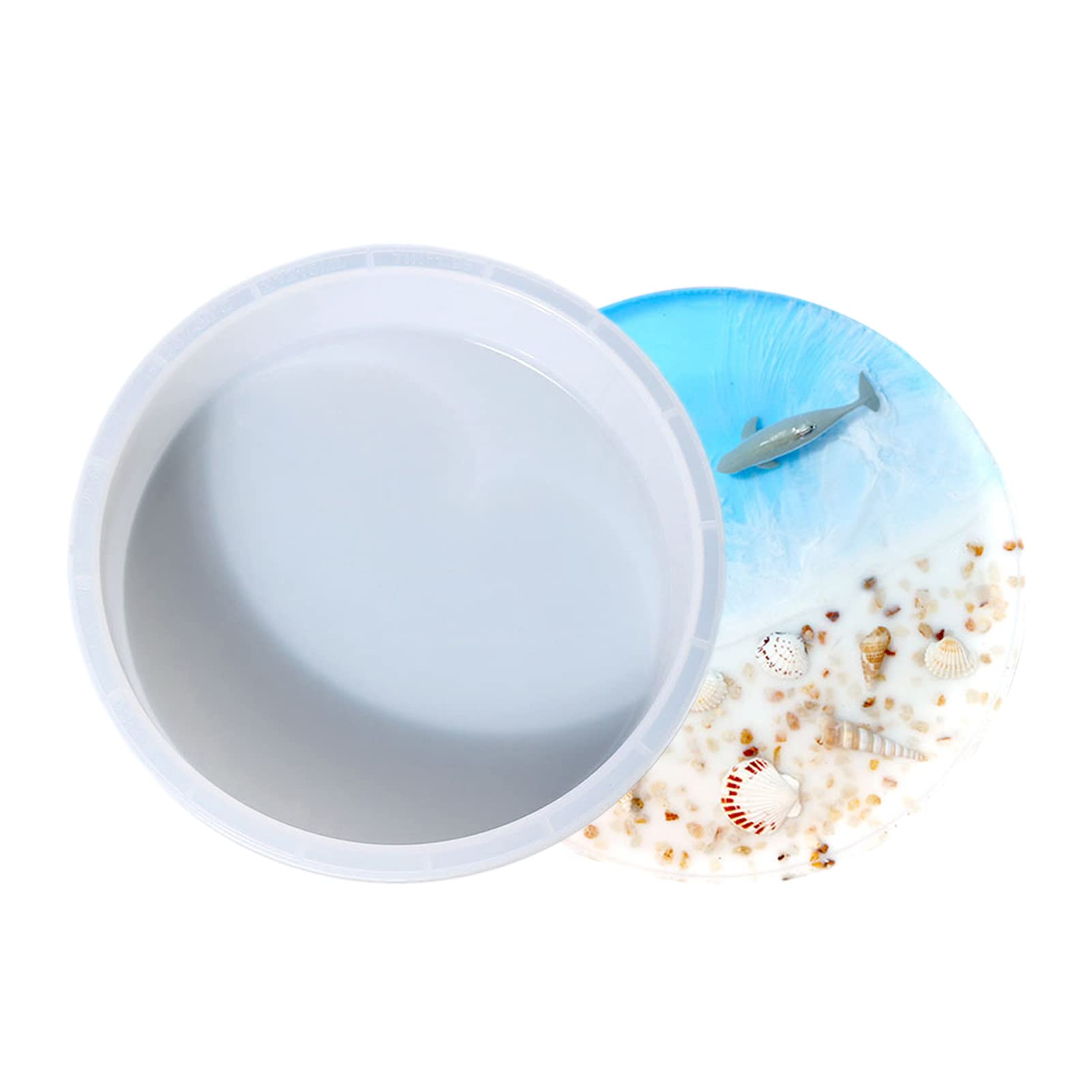 Amazon.co.jp: 円卓用レジンシリコンモールド - ラウンドテーブル樹脂