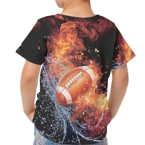 Image of JEOCODY Boys Girls Graphic Tees Funny 3D Printed Short Sleeve T-Shirts 3-16T