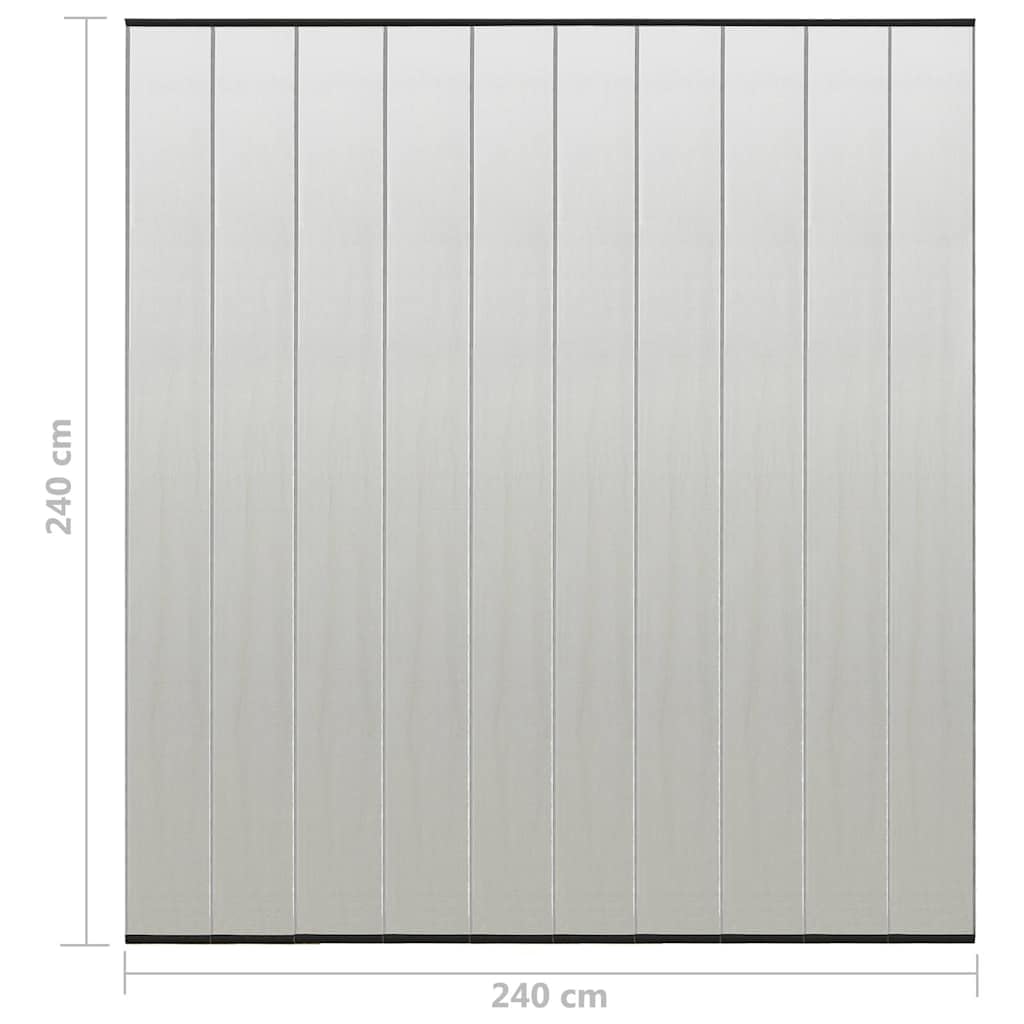 Moskitiera 2-częściowa 120x240 cm czarna