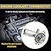 Dunviku Aluminum Thermostat Housing Assembly Upgrade for 2011-2021 Jeep Dodge RAM Chrysler 3 6L 3 2L V6 Engines Fits Cherokee Grand Caravan Town Country Avenger Journey Routan ProMaster