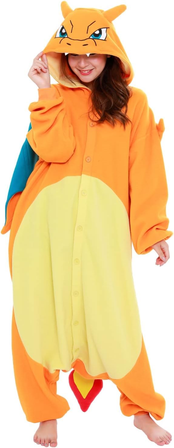 Amazon | サザック(Sazac) キャラクターフリース着ぐるみ リザードン