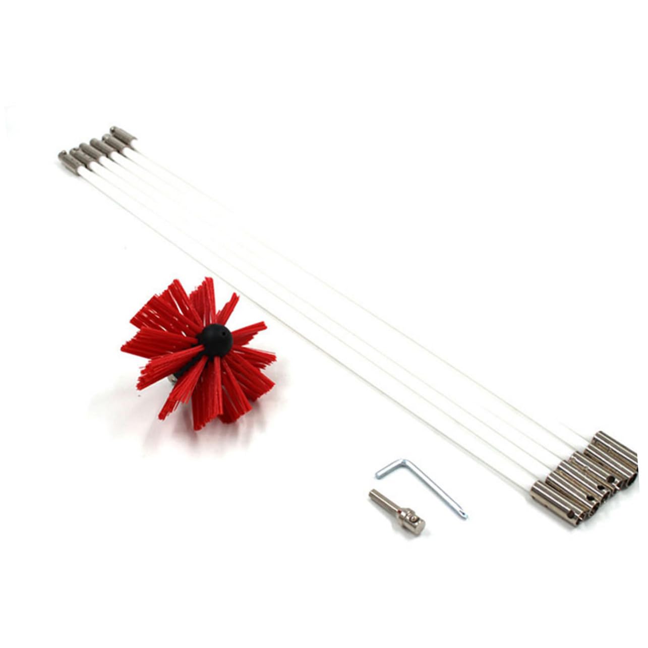 Alipis 1 Set Spazzole per Pulizia Fumaria Utensili Professionali per Pulizia e Compatibili con Trapani e Asciugatrici Efficienza Superiore e Sicurezza Antincendio