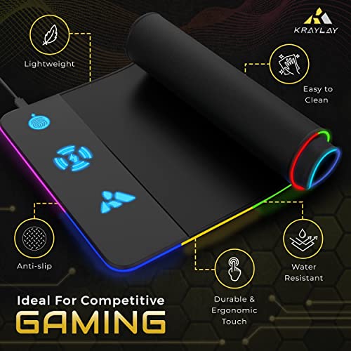 Kraylay XXL RGB Gaming Mouse Pad