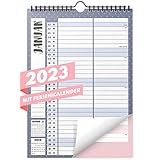 📅 ALLES AUF EINEN BLICK - Eine Seite für jeden Monat im Jahr 2023 und eine Zeile für jeden Tag - die Spalten könnt ihr einfach mit eurem Namen versehen