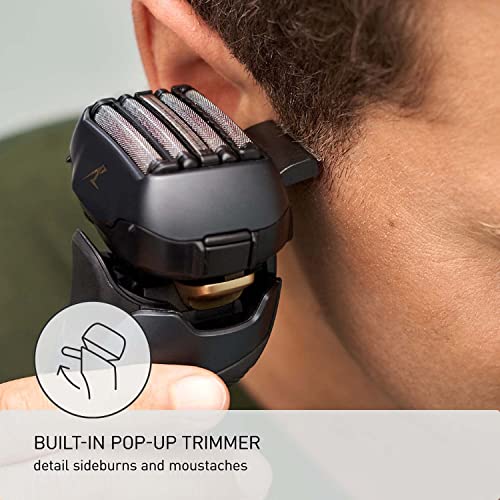 Panasonic Es-Lv67-K Mens Arc3 Electric Razor With Pop-Up Trimmer, Wet Dry 3-Blade Electric Shaver With Houmy Leather Shaver Carry And Storage Bag #TOP3