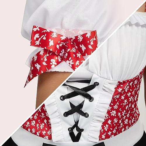 Disfraz Oktoberfest Mujer Vestido Dirndl Alemán miniatura 4