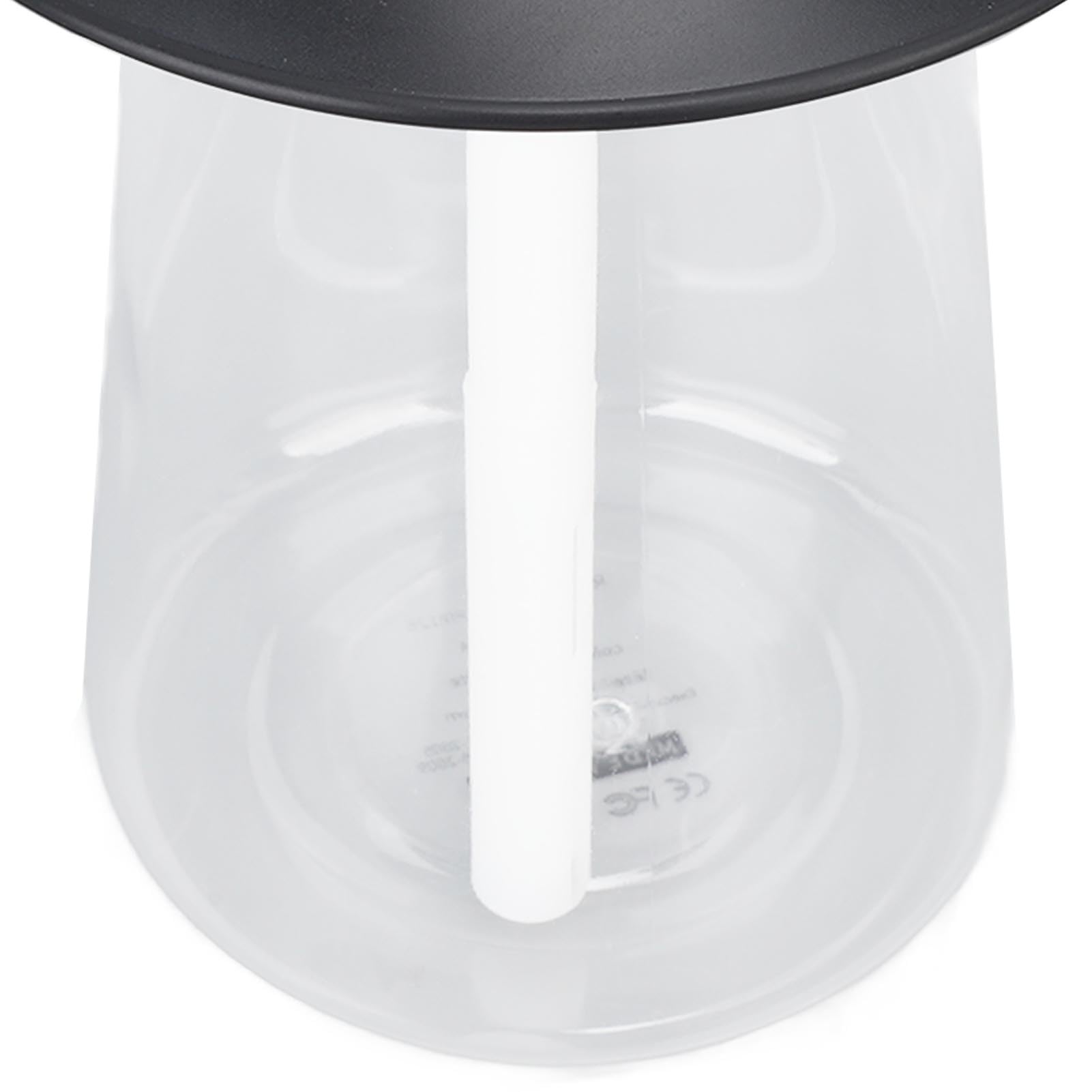 Chrees Difusor de Aceites Esenciales, Humidificador de Recargable Portátil, Nebulización Fina para Dormitorio, Sala de Estar, 760ml (Negro)