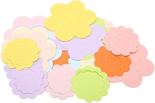 Miniatura 8 de Quilling Paper Blossom Paper Kit 20PCS Diseño de flores Colorido Kit de Quilling Papel Roseta Flor Quilling Paper (Color al azar)
