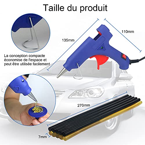 Tosucs Dellen Reparatur Ausbeulwerkzeug Dent Puller Set, Auto Paintless Dellen Reparaturset, DIY Golden Lifter für Fahrzeug Dellen/Tür Dings/Hagel Schaden Entfernen