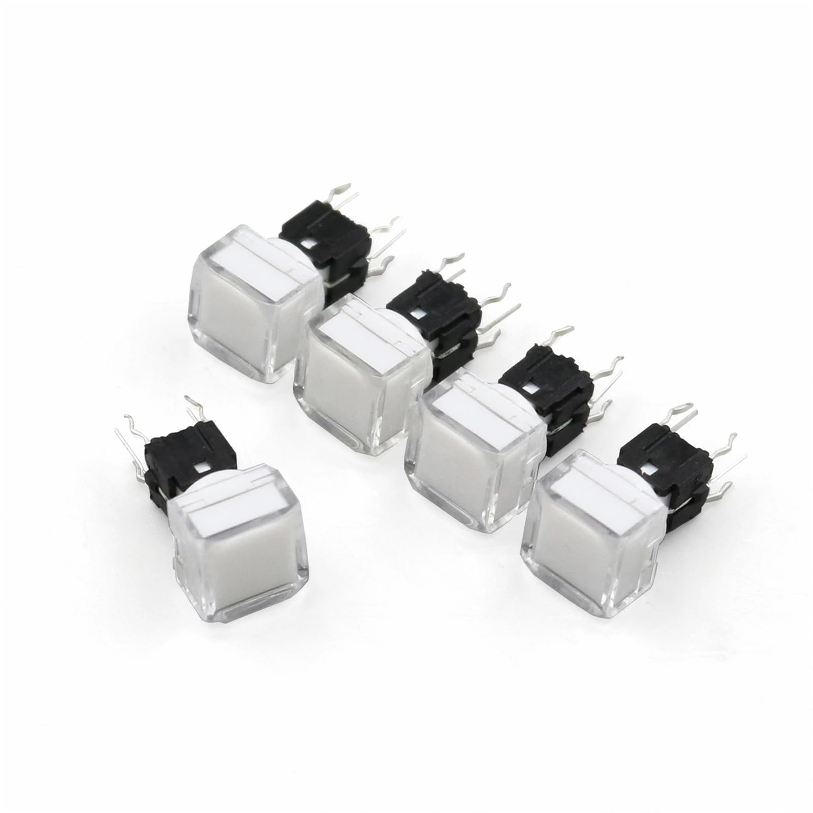 Interruptor táctil momentáneo TS5 para reparar paneles con luces LED amarillas 7