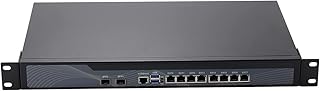1U Rackmount Firewall, OPNsense, VPN, Firewall Appliance, Intel Core I3 2350M, 8 LAN 2 SFP 82599ES 10 Gigabit, Barebone, NO RAM, NO Storage, NO System