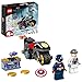 LEGO 76189 Marvel Super Heroes Duell zwischen Captain America und Hydra Set, Avengers Spielzeug ab 4 Jahre