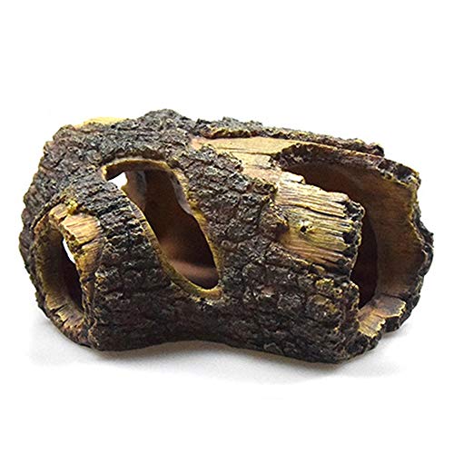 Aquarium Tree Trunk Log Hollow Decoration Driftwood Ornament Resin Wood Hideaway Cave Betta Fis Aquarium Tree Trunk Log Hollow Decoration Driftwood Ornament Resin Wood Hideaway Cave Betta Fis