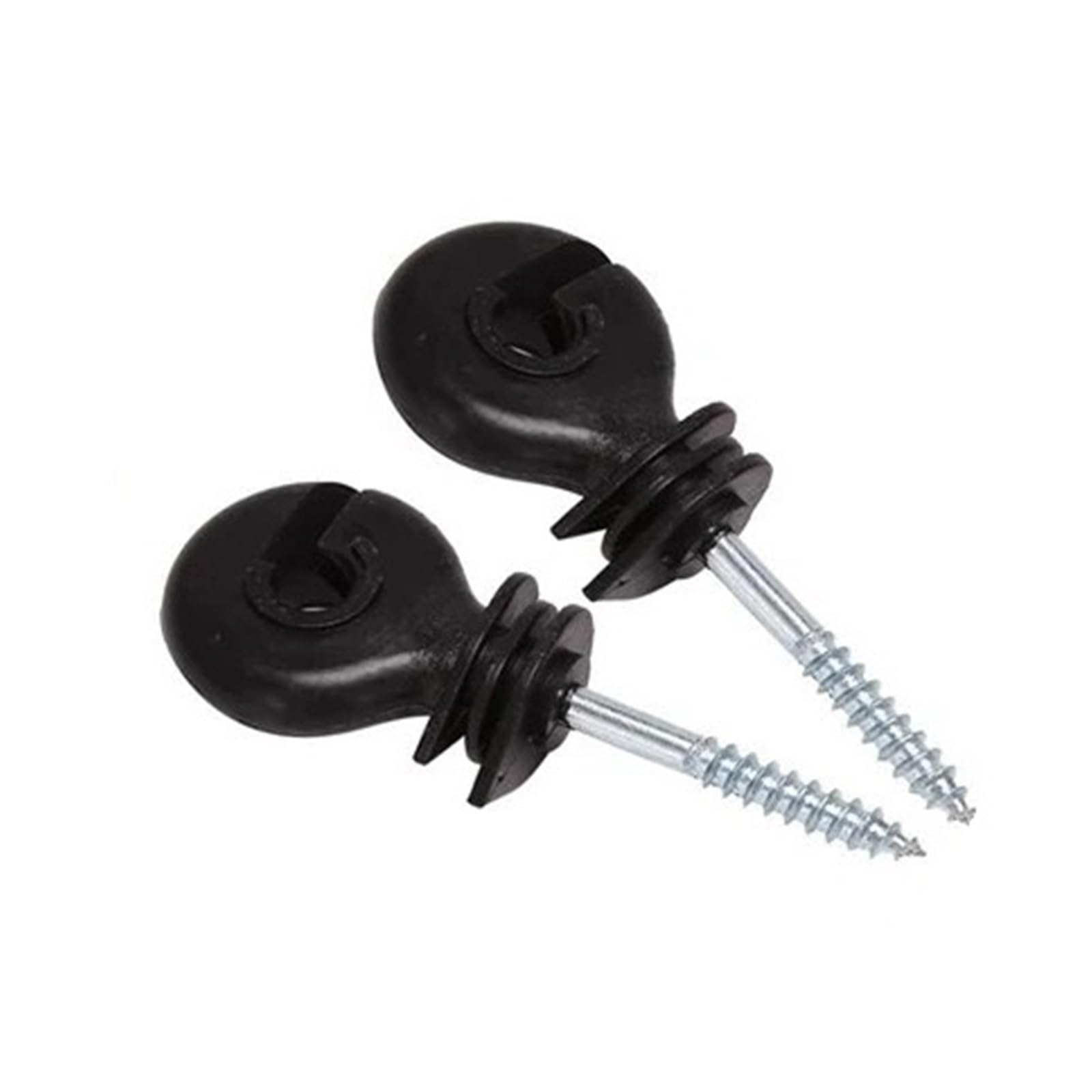 Anillo Aislador Aisladores Aisladores de anillo for valla eléctrica, aislador compensado, tornillo cercado en postes, caja fuerte alambre, 50 Uds