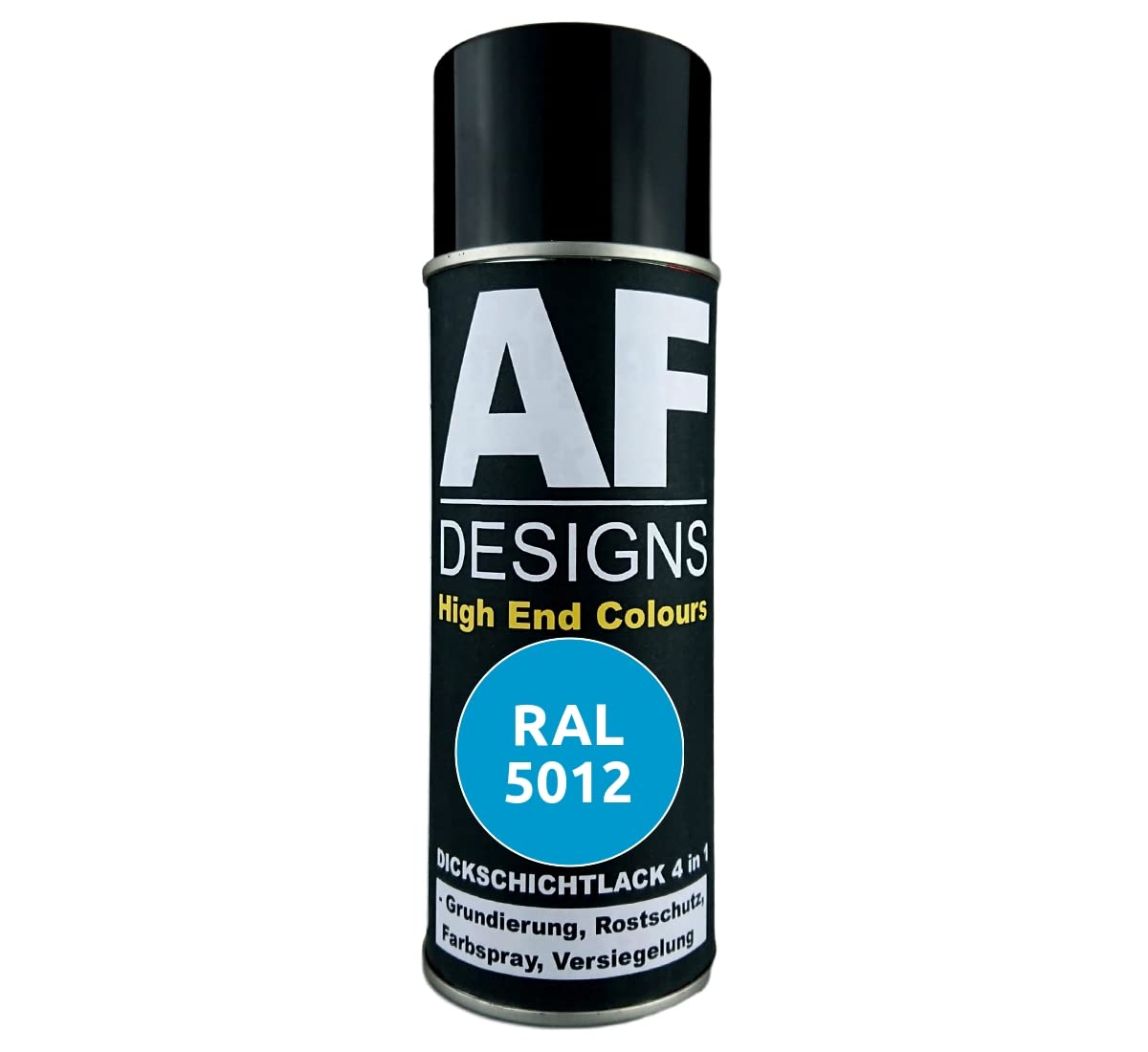 Alex Flittner Designs Rostschutzlack 4in1 RAL 5012 Lichtblau Metall Schutzlack Spray Rostschutzfarbe Sprühdose