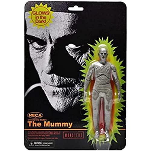 NECA The Mummy Glow In The Dark Action Figure 18Cm, Multicolor, Medium