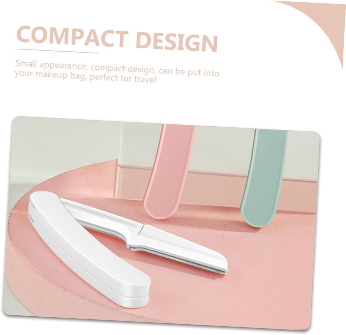 FRCOLOR 12pcs Face Razor for Women Eyebrow Razor Facial Hair Remover Trimmer Safe Gentle Grooming