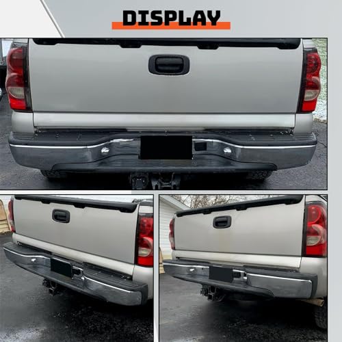 Image of ECOTRIC Rear Step Bumper Bar Chrome W /Pad & License Plate Lights