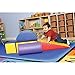 Constructive Playthings Kids Climbing Toys for Toddlers, Soft Play Equipment, Daycare Essentials, Padded Shapes, Sturdy Vinyl Exterior, Easy to Clean, Multicolor, 5 Foam Shapes, All Ages