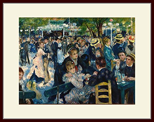 キャンバス プリントアート ルノワール  ムーラン・ド・ラ・ギャレット 絵画 ムーラン・ド・ラ・ギャレット ルノワール